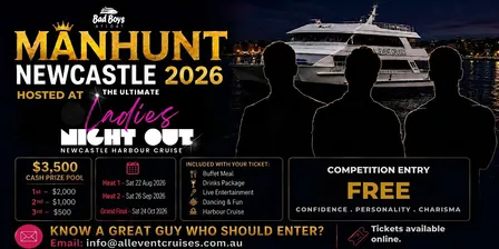 MANHUNT NEWCASTLE 2026 – HEAT 2 on Newcastle Harbour