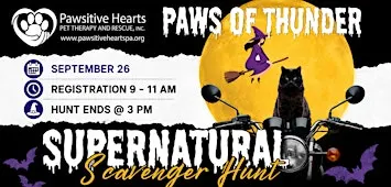 Paws of Thunder Motorcycle Ride and Supernatural Scavenger Hunt