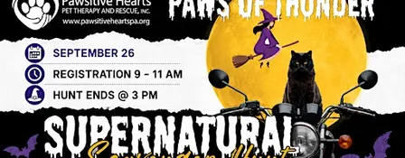 Paws of Thunder Motorcycle Ride and Supernatural Scavenger Hunt