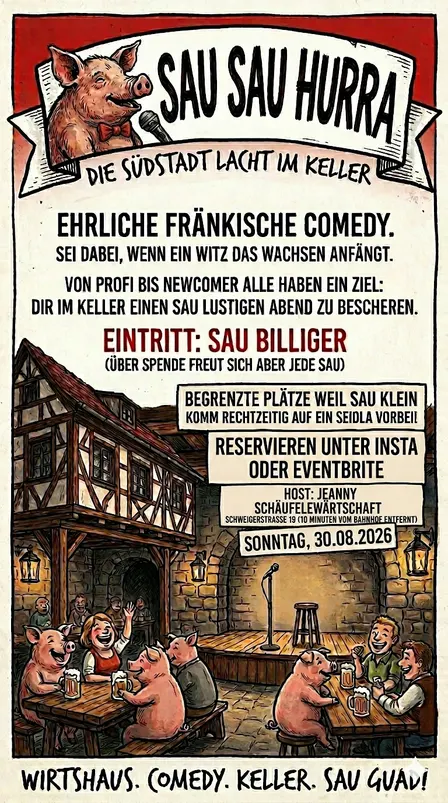 Sau Sau Hurra - Südstadt Open mic