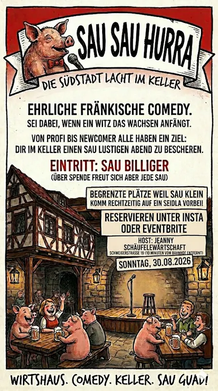 Sau Sau Hurra - Südstadt Open mic