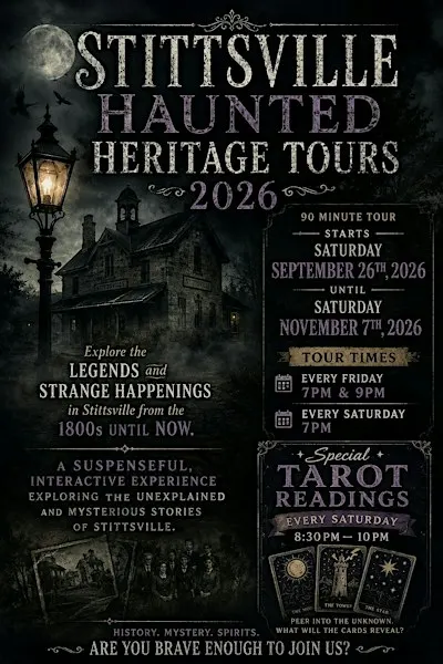 Stittsville Haunted Heritage Tours 2026