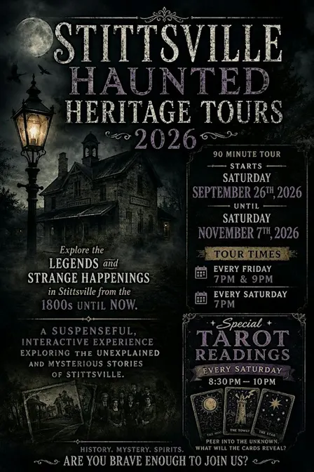 Stittsville Haunted Heritage Tours 2026