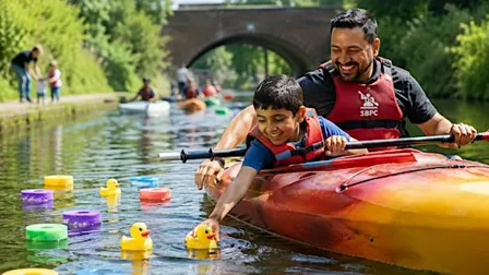 The Great WaterFest Duck Dash - Kayak Challenge @ Selly Oak Birmingham