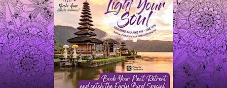 “Light Your Soul”™  2027 International Wellness Retreat at Soulshine Bali