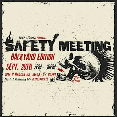 Safety Meeting: Backyard Edition - September 2026