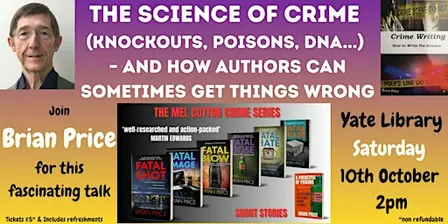 Join Crime writer Brian Price for this fascinating event