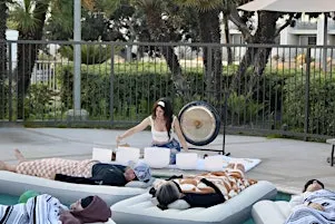 Floating Sound Bath at Coronado Marriott