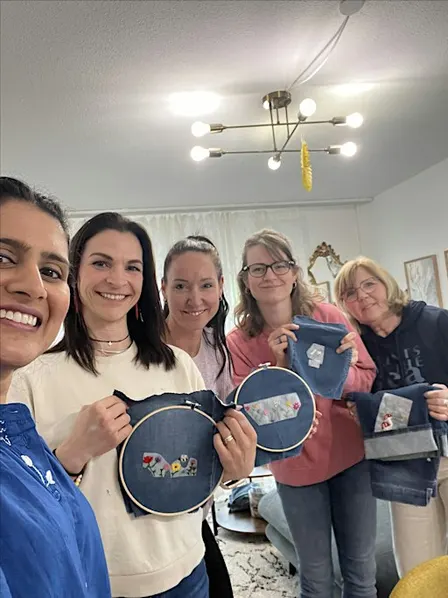 SIP & STICK- DENIM Stickerei Workshop