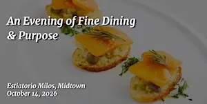 An Evening of Fine Dining and Purpose in Support of Hope Changes Everything