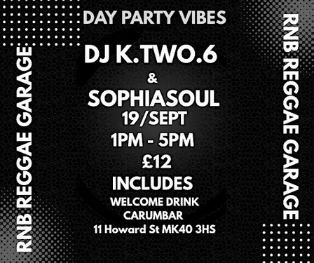 The Day Party @Carumbar 19th Sept  2026