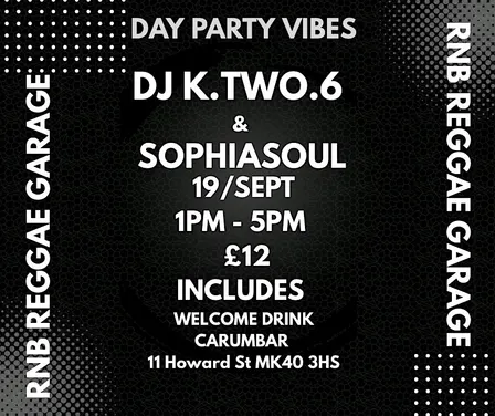 The Day Party @Carumbar 19th Sept  2026