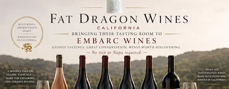 Exclusive Fat Dragon Wine Tasting at Embarc Wines