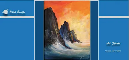 Paint Night/Workshop- Waves Crushing