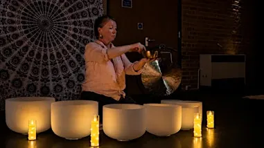 Sound Bath for deep relaxation - September Harvest Moon