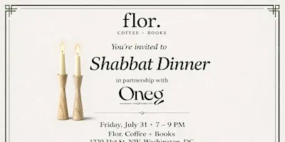 Shabbat Dinner at Flor