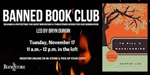 Banned Book Club: "To Kill a Mockingbird" by Harper Lee
