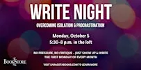 Write Night: Overcoming Isolation & Procrastination, Together