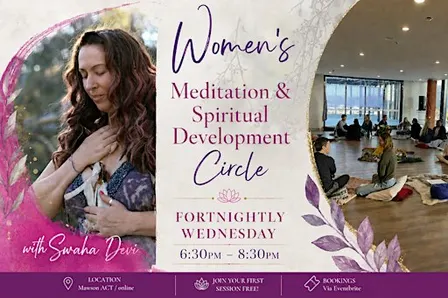 Women's embodiment meditation and spiritual development circle