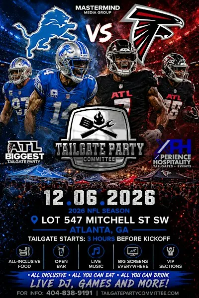 DETROIT  VS ATLANTA TAILGATE PARTY