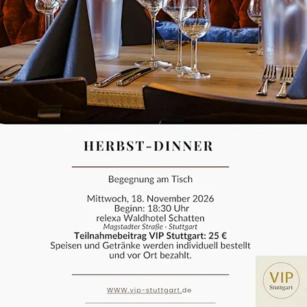 Herbst-Dinner Stuttgart