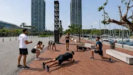 Outdoor Fitness Workout - Port Olímpic Barcelona ‍