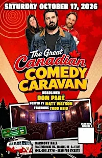 The Great Canadian Comedy Caravan at Harmony Hall