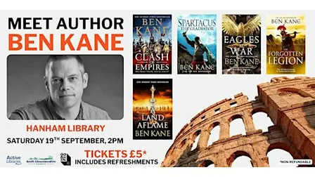 Bestselling historical author Ben Kane | Hanham Library