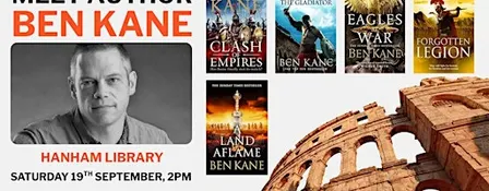 Bestselling historical author Ben Kane | Hanham Library