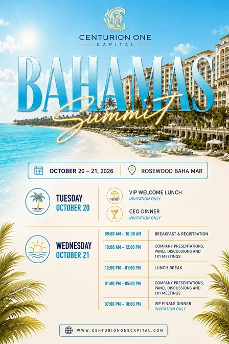 Centurion One Capital 4th Annual Bahamas Summit