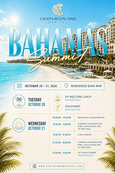 Centurion One Capital 4th Annual Bahamas Summit