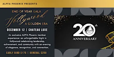 ALPFA Phoenix End of Year Gala 2026: Hollywood – A Golden Era