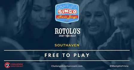 Weekly SINGO Music Bingo Nights at Rotolo's Craft Crust - Southaven