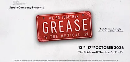 Musical Theatre Studio Company | Grease| 14th October