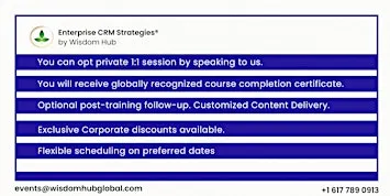Enterprise CRM Strategies® Expert-led 1 Day Workshop in Anchorage, AK