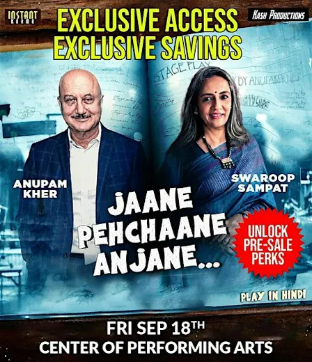 Anupam Kher & Swaroop Sampat LIVE in San Jose | Hindi Stage Play