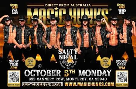 MAGIC HUNKS LIVE AUSTRALIA TAKEOVER MONTEREY, CA!!