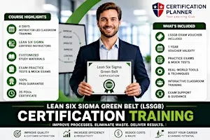 Lean Six Sigma Green Belt Training Spokane | Pass & Guaranteed To Run