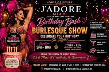 Birthday Bash Burlesque Show