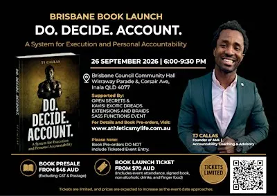 DO. DECIDE. ACCOUNT. - Brisbane Book Launch with TJ Callas