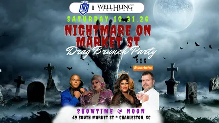 Charleston Drag Brunch Nightmare On Market St Party