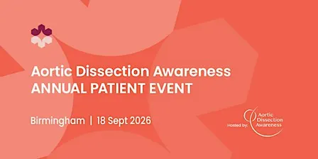 Aortic Dissection Awareness - Annual Patient Event 2026