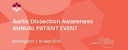 Aortic Dissection Awareness - Annual Patient Event 2026