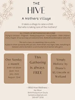 The Hive — a mothers village