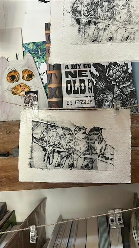 Tetra Pak Drypoint Printmaking Workshop