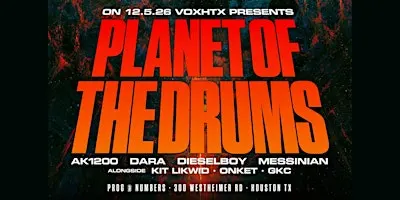 VOXHTX presents PROG featuring PLANET OF THE DRUMS