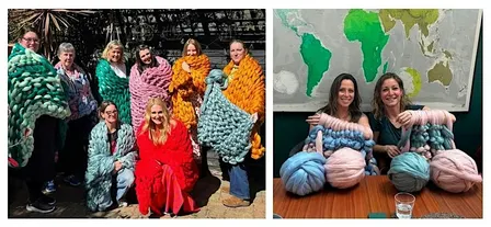 Arm Knit Blanket Workshop