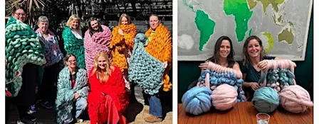 Arm Knit Blanket Workshop