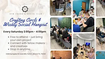 Crafting Circle & Weekly Social Hangout