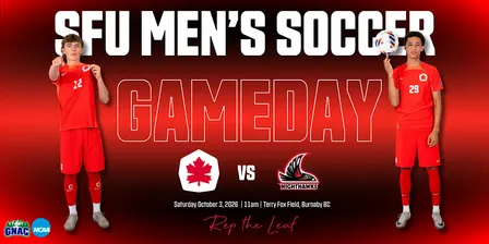 SFU Men's Soccer vs. Northwest Nazarene University